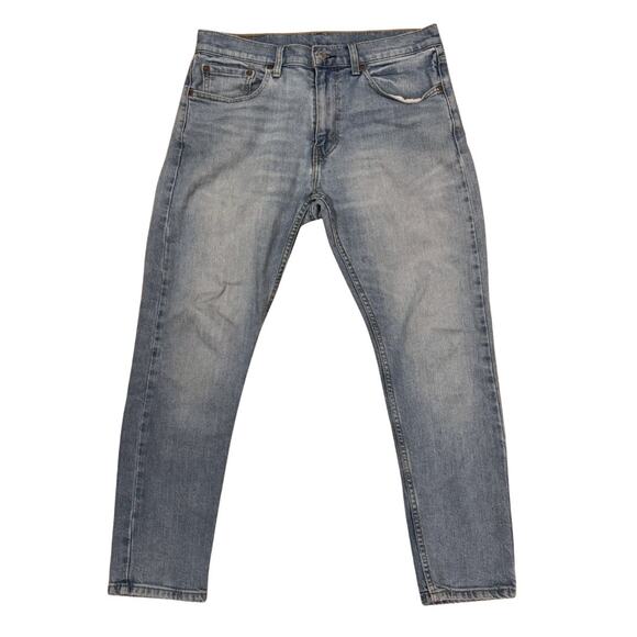 Levi’s 512 Slim Taper Jeans 32x29 Light Wash Y2K Grunge - Picture 1 of 6